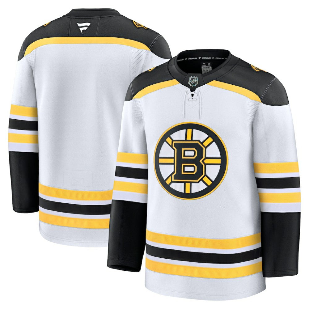 Boston Bruins Fanatics Away Premium Jersey - White - NHL 202015739