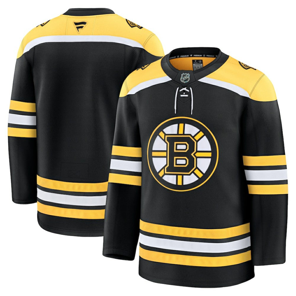 Boston Bruins Fanatics Home Premium Jersey - Black - NHL 202015742