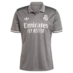 Vini Jr. Real Madrid Originals 2024/25 Third Replica Player Jersey Charcoal - Adidas
