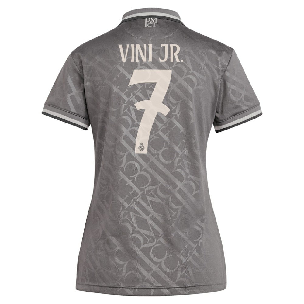Vini Jr. Real Madrid Originals Women's 2024/25 Third Replica Player Jersey Charcoal - Adidas sale