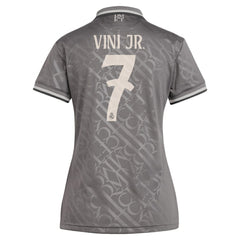 Vini Jr. Real Madrid Originals Women's 2024/25 Third Replica Player Jersey Charcoal - Adidas sale