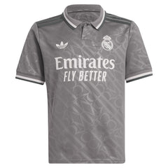 Vini Jr. Real Madrid Originals Youth 2024/25 Third Replica Player Jersey Charcoal - Adidas