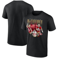 Fanatics Christian McCaffrey San Francisco 49ers Notorious Player Graphic T-Shirt Black