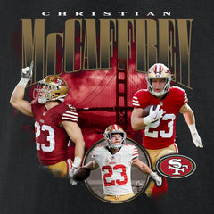 Fanatics Christian McCaffrey San Francisco 49ers Notorious Player Graphic T-Shirt Black