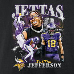Fanatics Justin Jefferson Minnesota Vikings Notorious Player Graphic T-Shirt Black