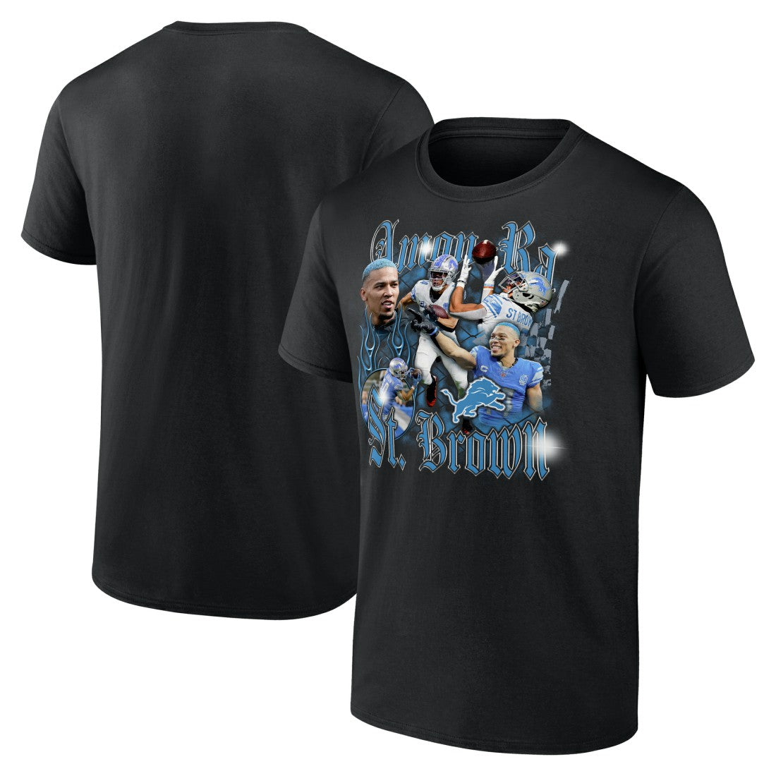 Fanatics Amon-Ra St. Brown Detroit Lions Notorious Player Graphic T-Shirt Black
