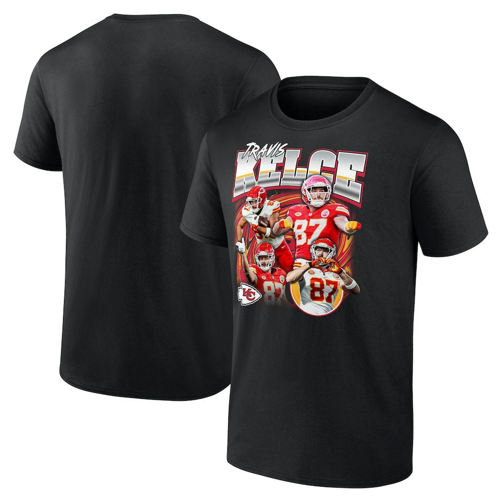 Fanatics Travis Kelce Kansas City Chiefs Notorious Player Graphic T-Shirt Black