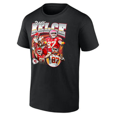 Fanatics Travis Kelce Kansas City Chiefs Notorious Player Graphic T-Shirt Black