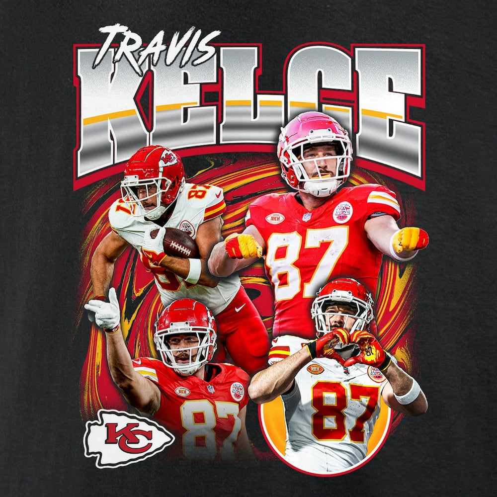 Fanatics Travis Kelce Kansas City Chiefs Notorious Player Graphic T-Shirt Black