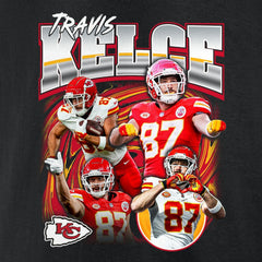 Fanatics Travis Kelce Kansas City Chiefs Notorious Player Graphic T-Shirt Black