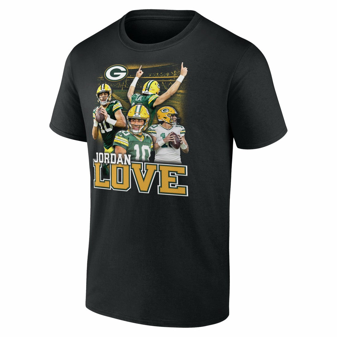 Fanatics Jordan Love Green Bay Packers Notorious Player Graphic T-Shirt Black