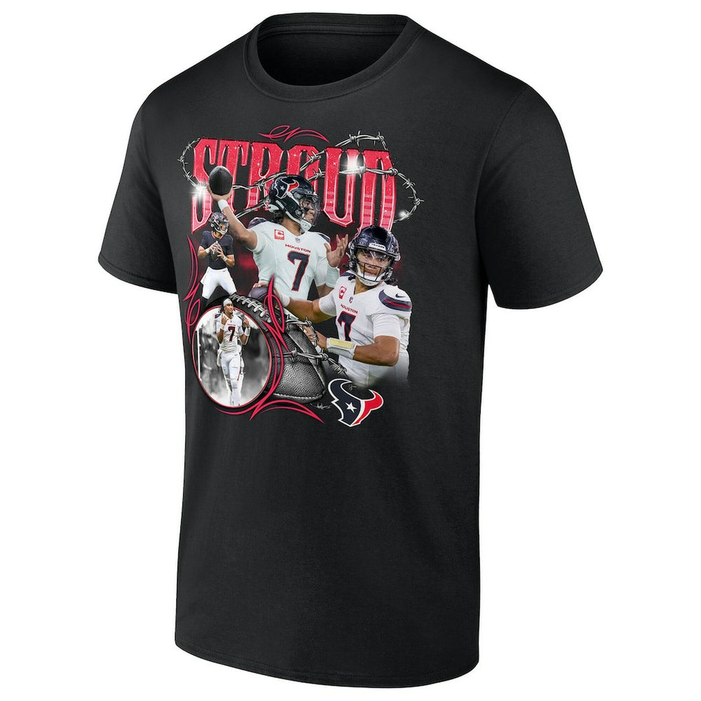 Fanatics C.J. Stroud Houston Texans Notorious Player Graphic T-Shirt Black
