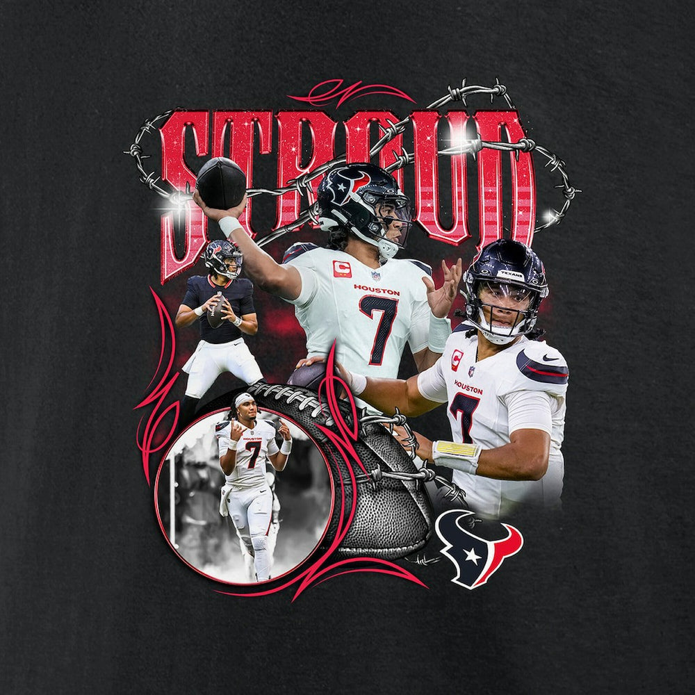 Fanatics C.J. Stroud Houston Texans Notorious Player Graphic T-Shirt Black