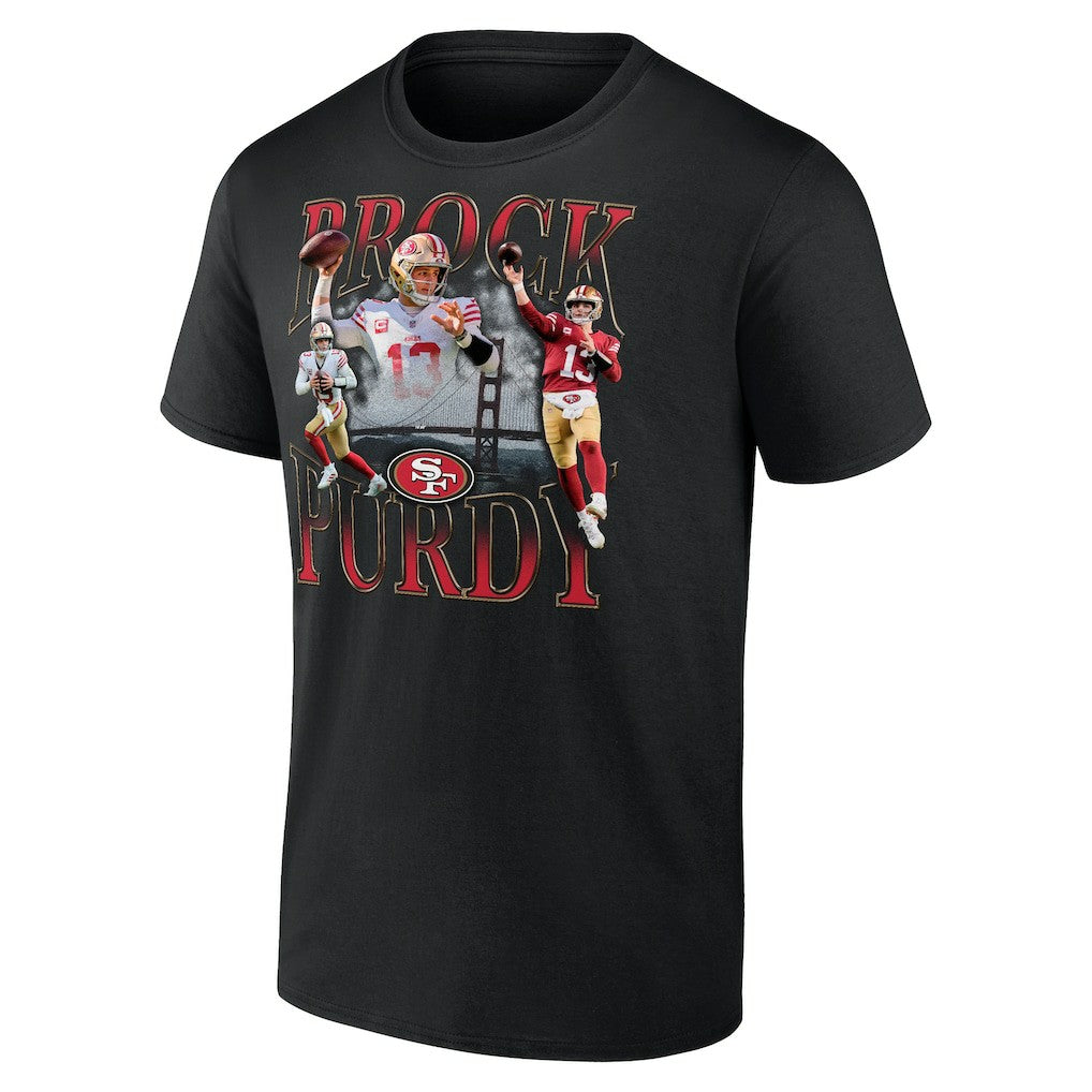 Fanatics Brock Purdy San Francisco 49ers Notorious Player Graphic T-Shirt Black