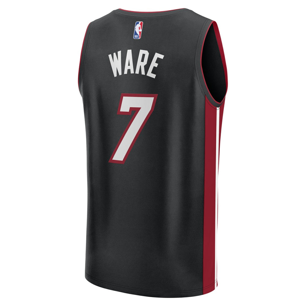 Kel'el Ware Miami Heat Youth Fast Break Replica Player Jersey Icon Edition Black | Fanatics Near Me