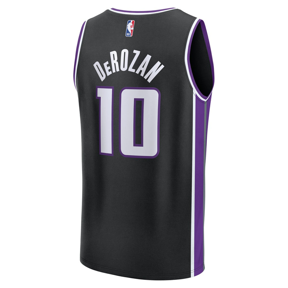 DeMar DeRozan Sacramento Kings Youth Fast Break Replica Player Jersey Icon Edition Black | Fanatics Lifestyle