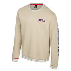 Philadelphia 76ers Stadium Essentials Unisex Halftime Pullover Sweatshirt Natural