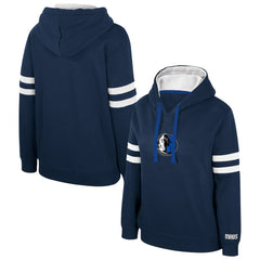 Dallas Mavericks Stadium Essentials Women's Road Game Pullover Hoodie Navy