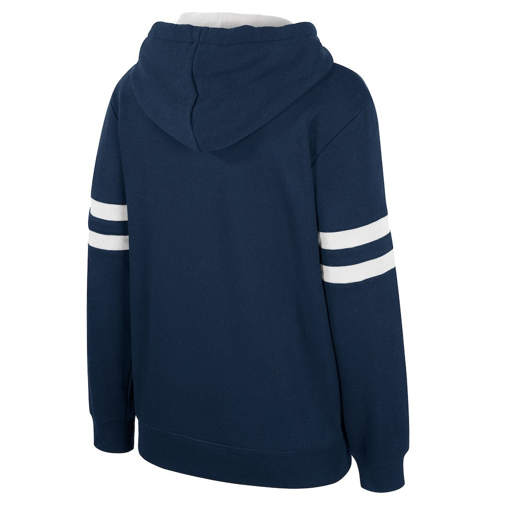 Dallas Mavericks Stadium Essentials Women's Road Game Pullover Hoodie Navy