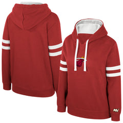 Miami Heat Stadium Essentials Women's Road Game Pullover Hoodie Dark Red