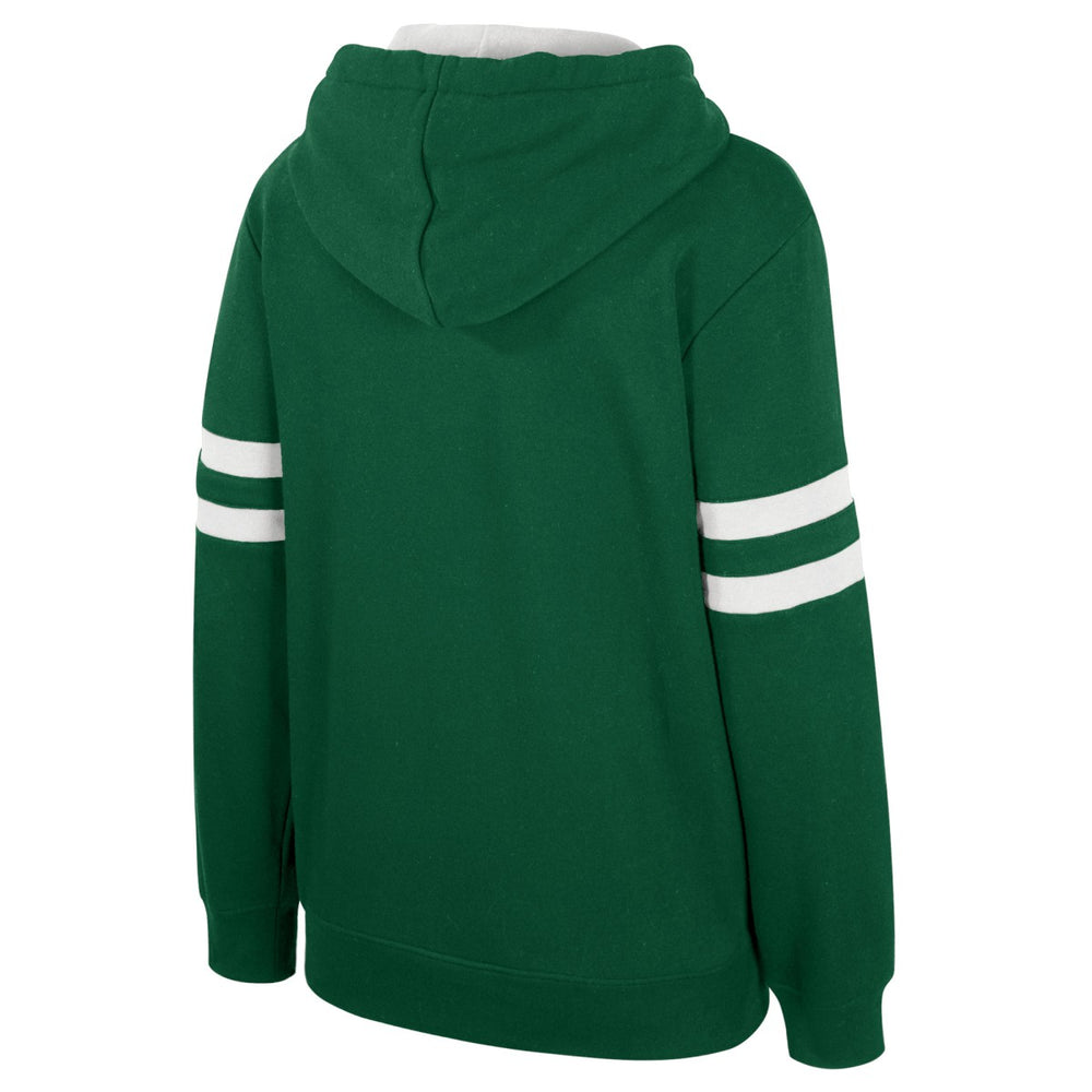 Milwaukee Bucks Stadium Essentials Women's Road Game Pullover Hoodie Hunter Green