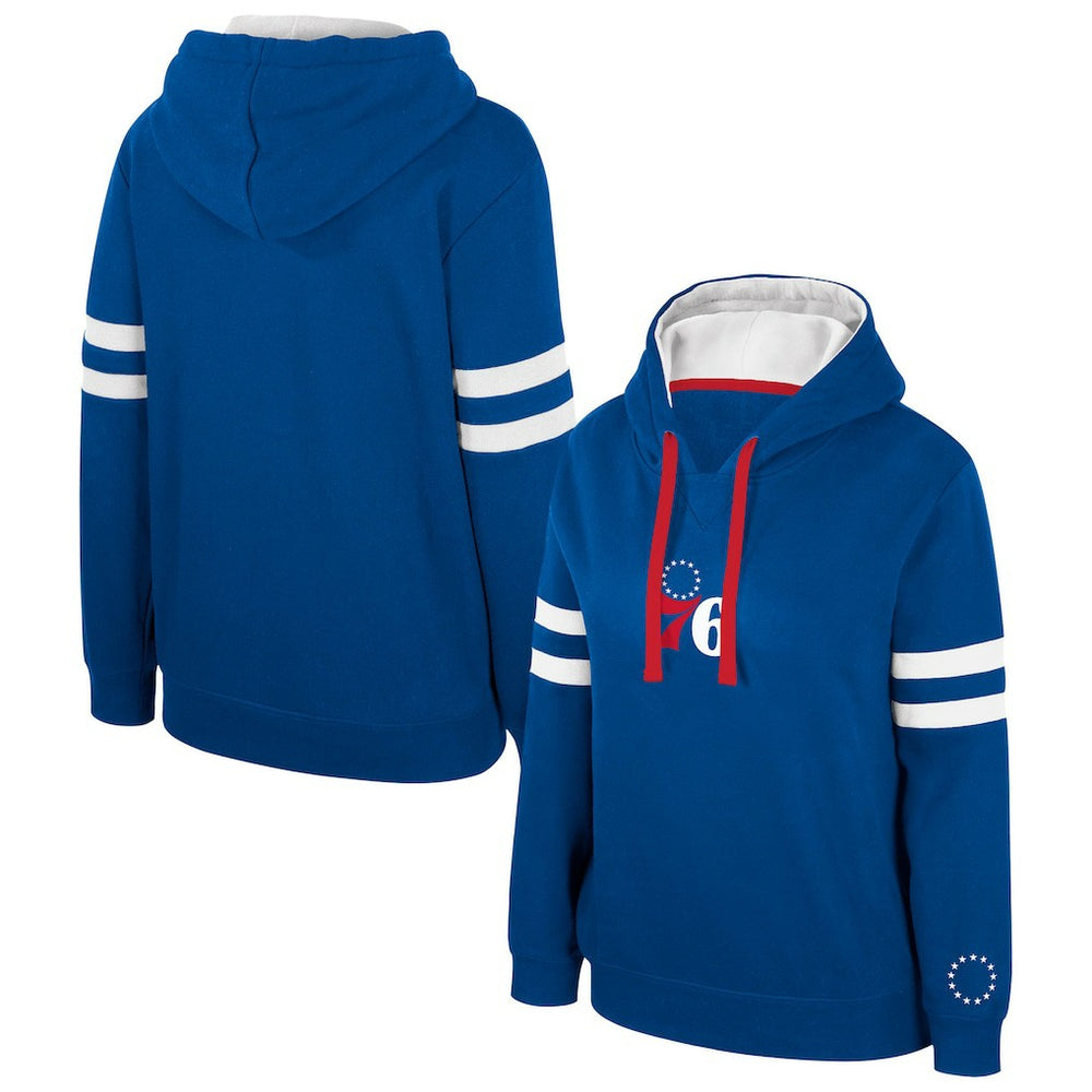 Philadelphia 76ers Stadium Essentials Women's Road Game Pullover Hoodie Royal