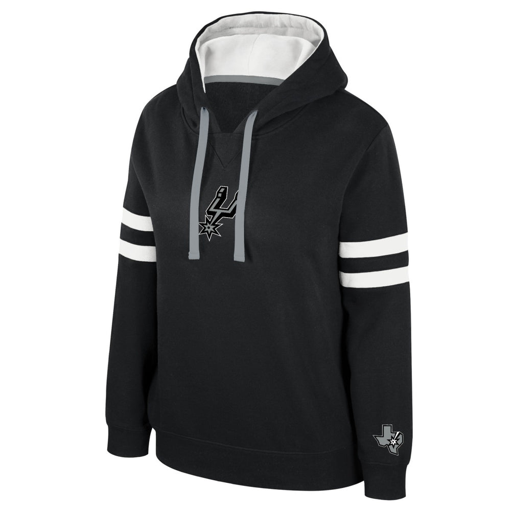 San Antonio Spurs Stadium Essentials Women's Road Game Pullover Hoodie Black