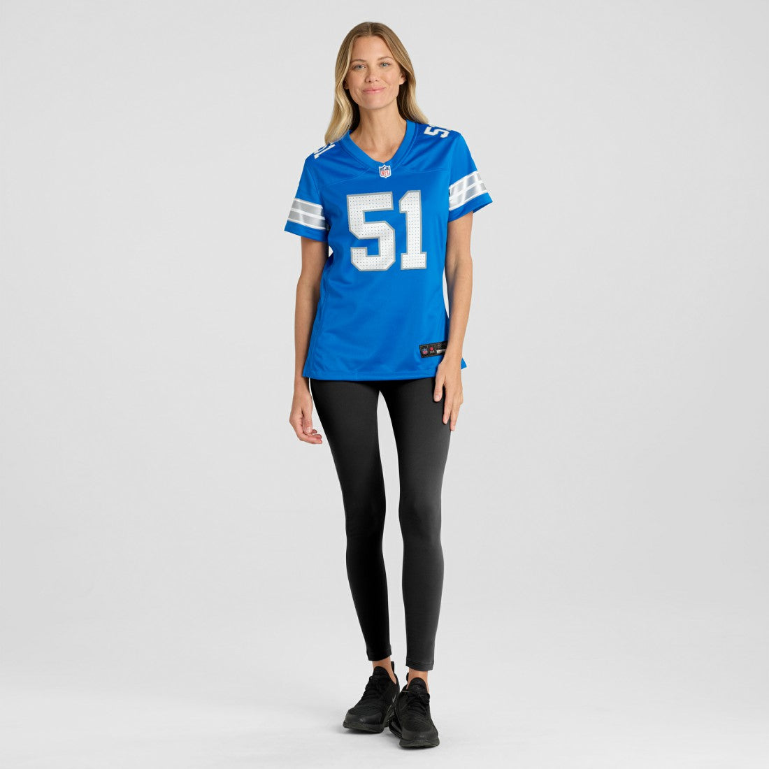 Nike Ben Niemann Detroit Lions Women's Team Game Jersey Blue