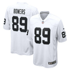 Nike Brock Bowers Las Vegas Raiders Game Jersey White
