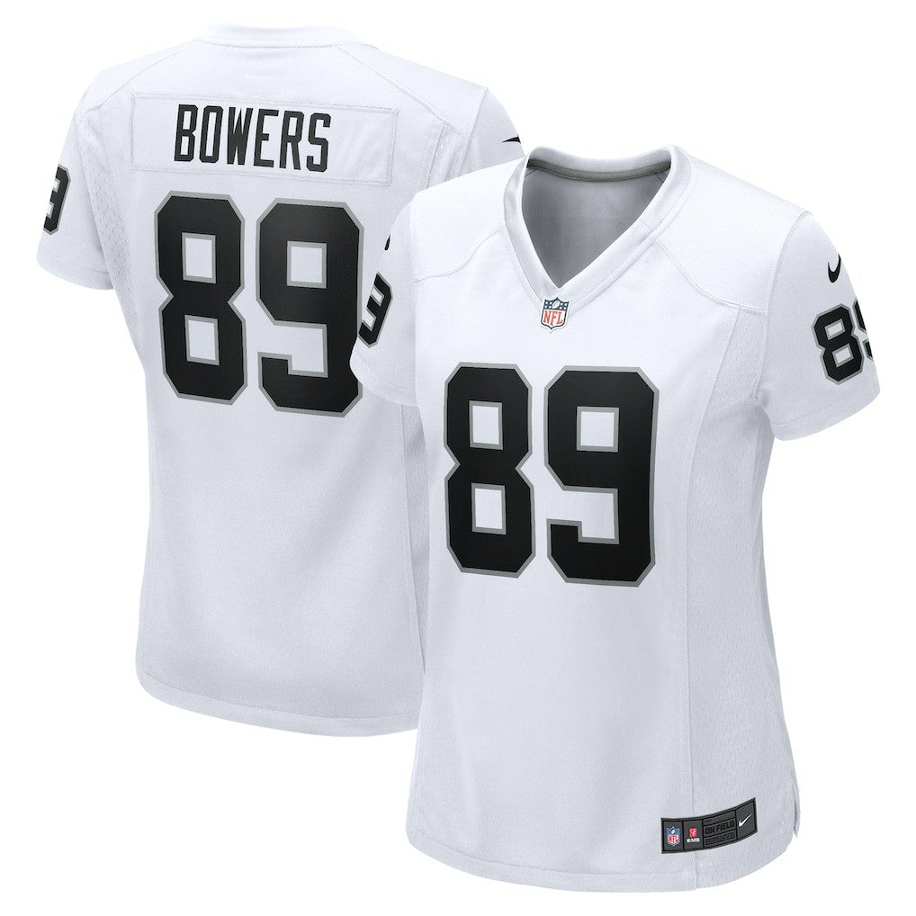 Nike Brock Bowers Las Vegas Raiders Women's Game Jersey White