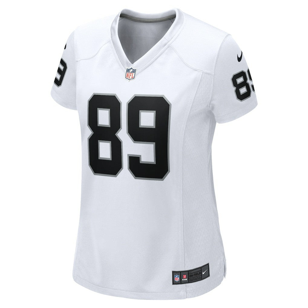Nike Brock Bowers Las Vegas Raiders Women's Game Jersey White