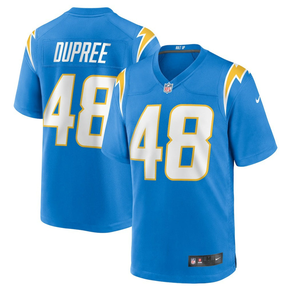 Nike Bud Dupree Los Angeles Chargers Team Game Jersey Powder Blue
