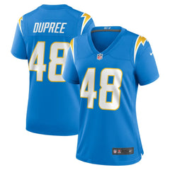 Nike Bud Dupree Los Angeles Chargers Women's Team Game Jersey Powder Blue