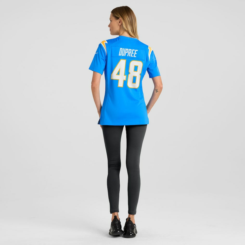 Nike Bud Dupree Los Angeles Chargers Women's Team Game Jersey Powder Blue