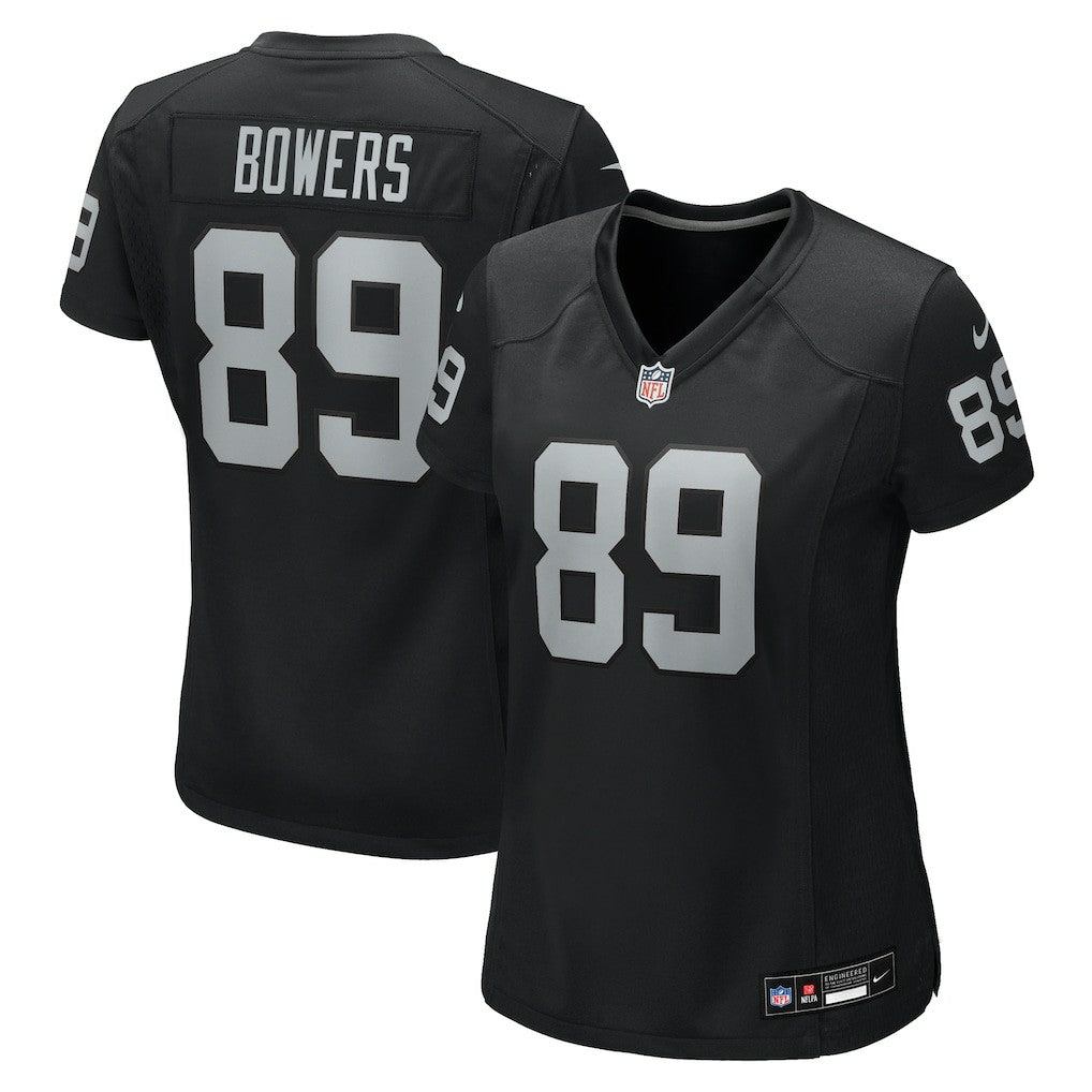 Nike Brock Bowers Las Vegas Raiders Women's Team Game Jersey Black
