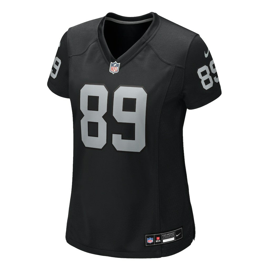 Nike Brock Bowers Las Vegas Raiders Women's Team Game Jersey Black
