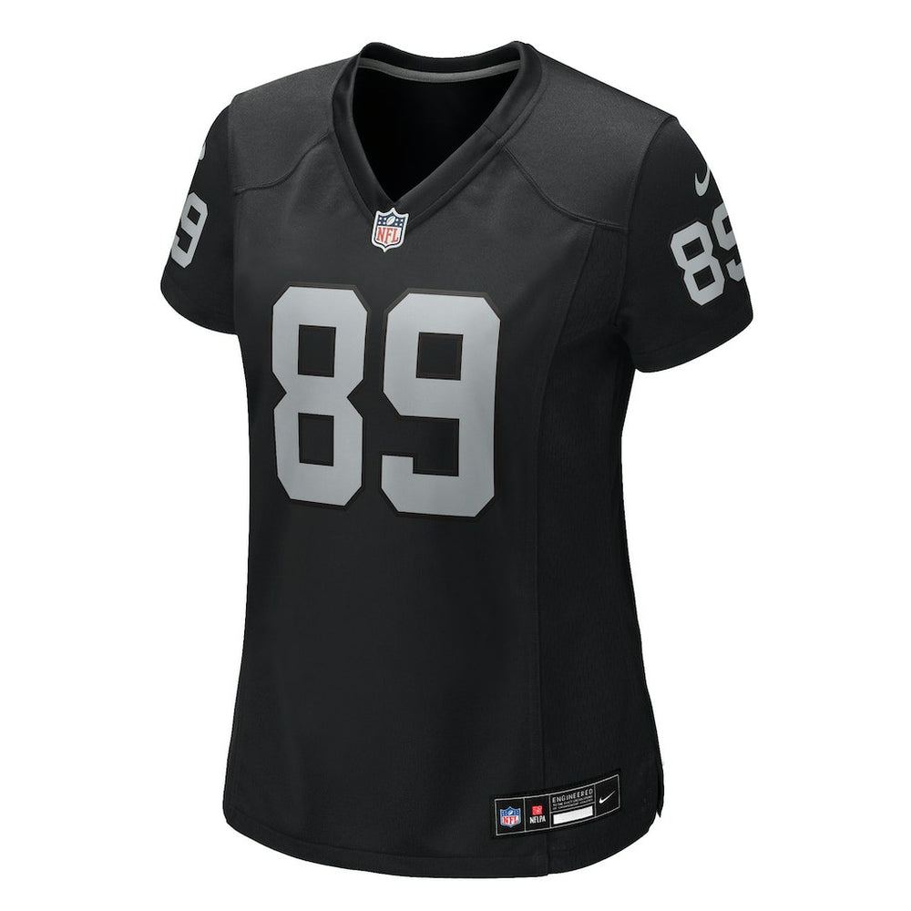 Nike Brock Bowers Las Vegas Raiders Women's Team Game Jersey Black