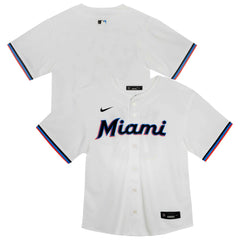 Miami Marlins Nike Youth Home Game Jersey - White - Nike Discount