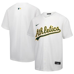 Athletics Nike Youth Home Game Jersey - White - Nike Lifestyle