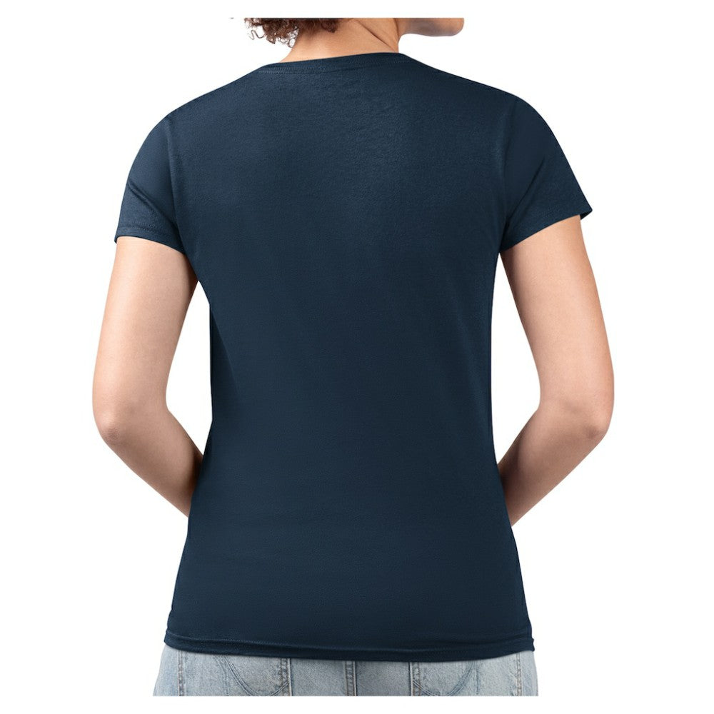 Boston Red Sox G-III 4Her by Carl Banks Women's Super-Slim Fit Lightweight Heart V-Neck T-Shirt - Navy - MLB Discount
