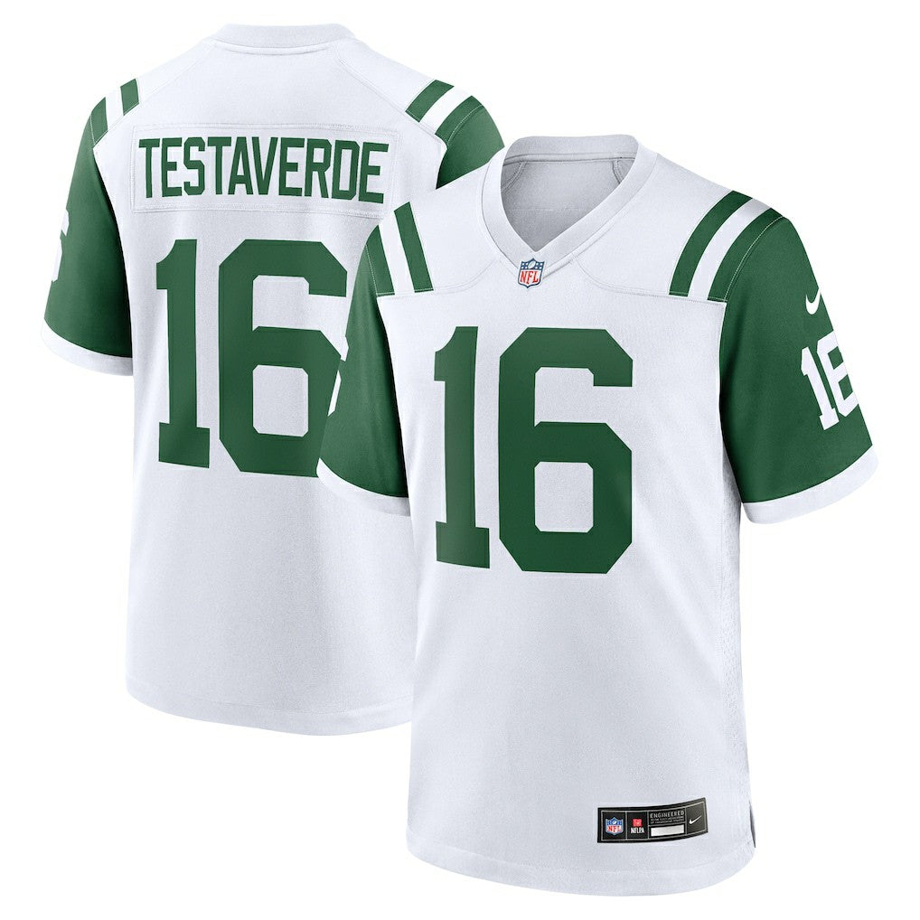 Nike Vinny Testaverde New York Jets Retired Player Alternate Game Jersey White