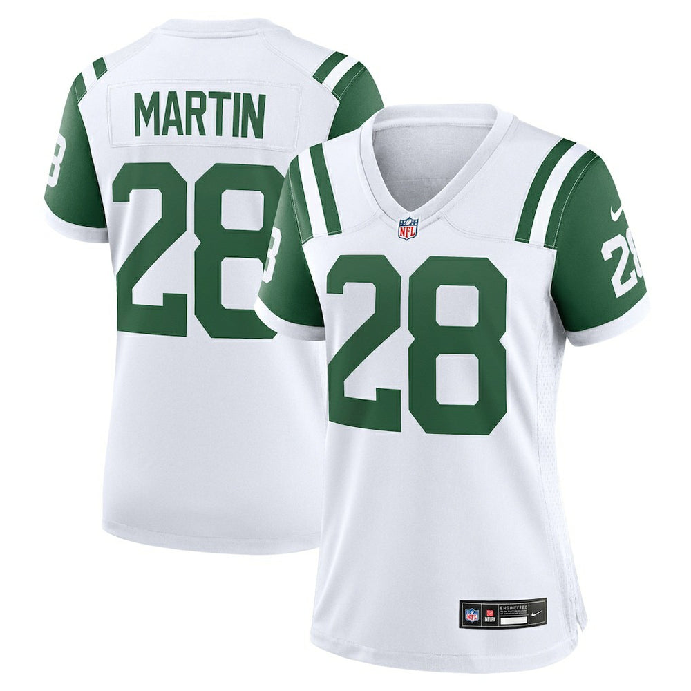 Nike Curtis Martin New York Jets Women's Classic Alternate Retired Player Game Jersey White