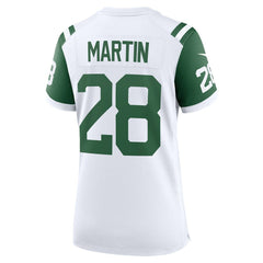 Nike Curtis Martin New York Jets Women's Classic Alternate Retired Player Game Jersey White