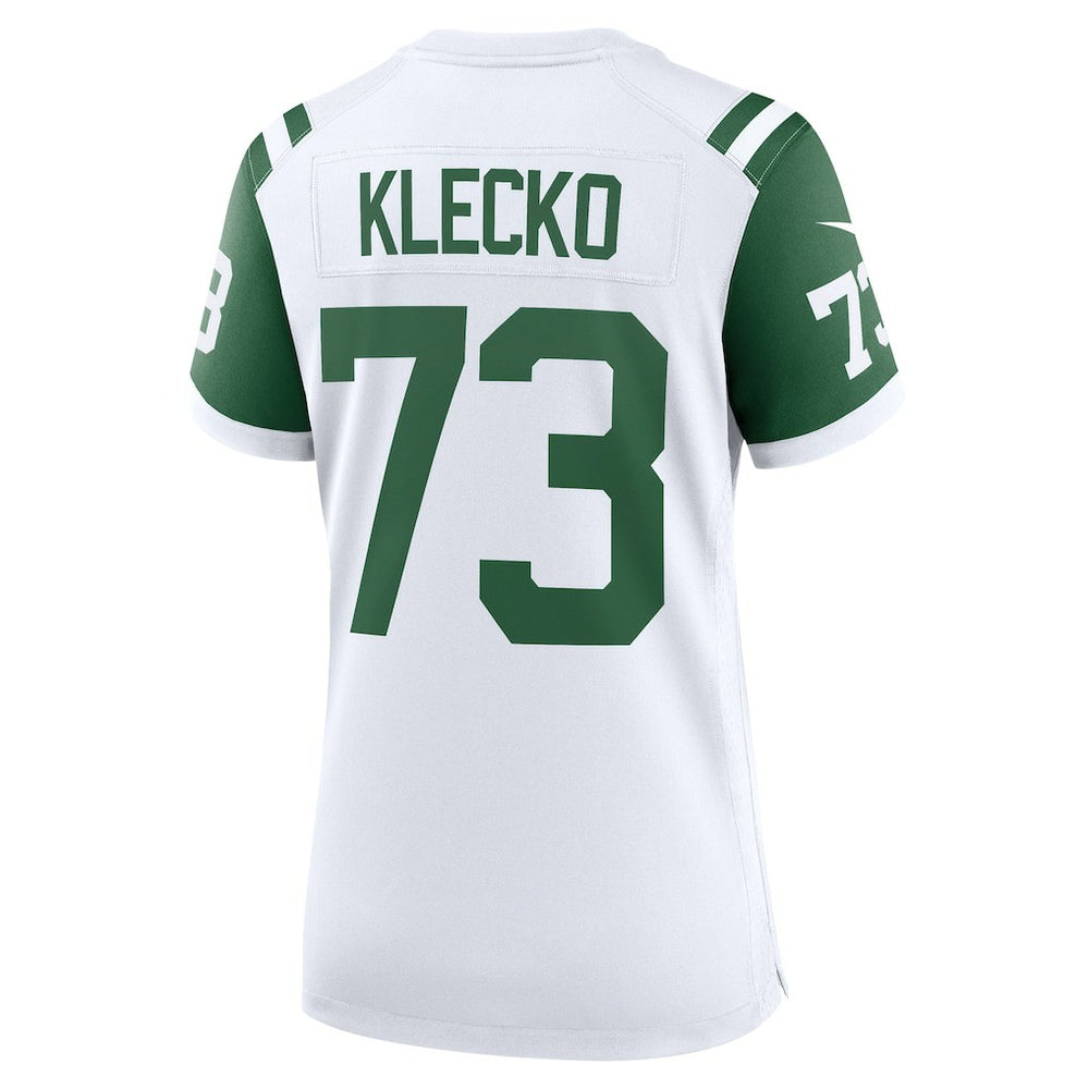 Nike Joe Klecko New York Jets Women's Classic Alternate Retired Player Game Jersey White