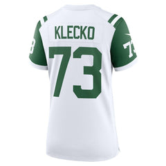Nike Joe Klecko New York Jets Women's Classic Alternate Retired Player Game Jersey White