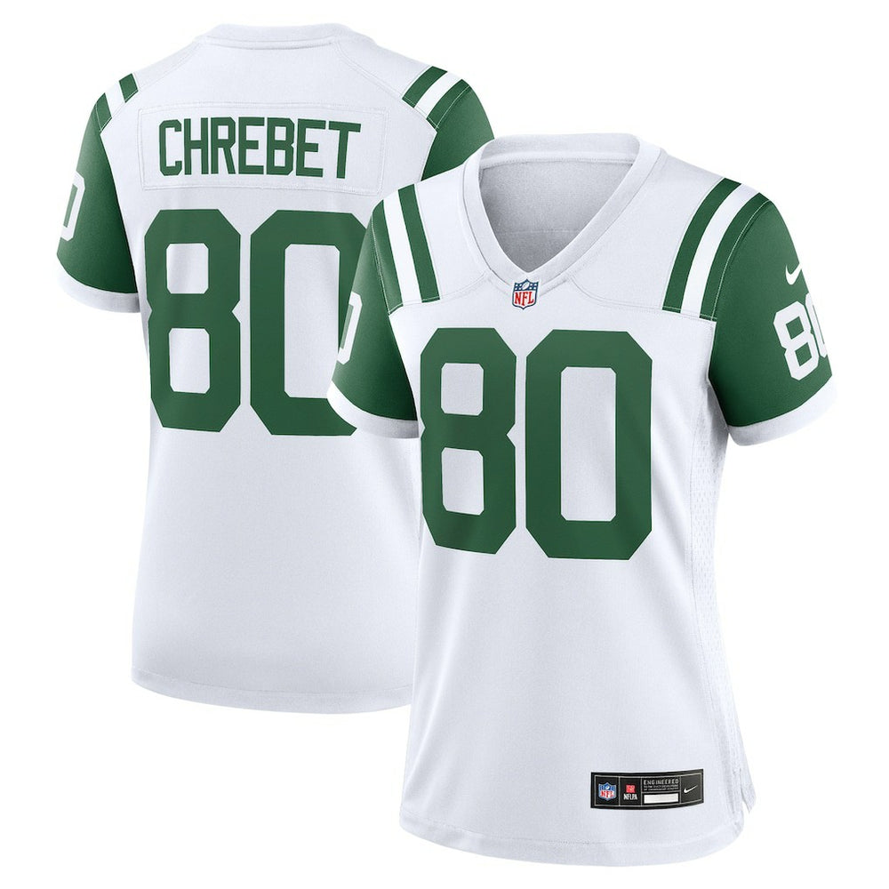 Nike Wayne Chrebet New York Jets Women's Classic Alternate Retired Player Game Jersey White