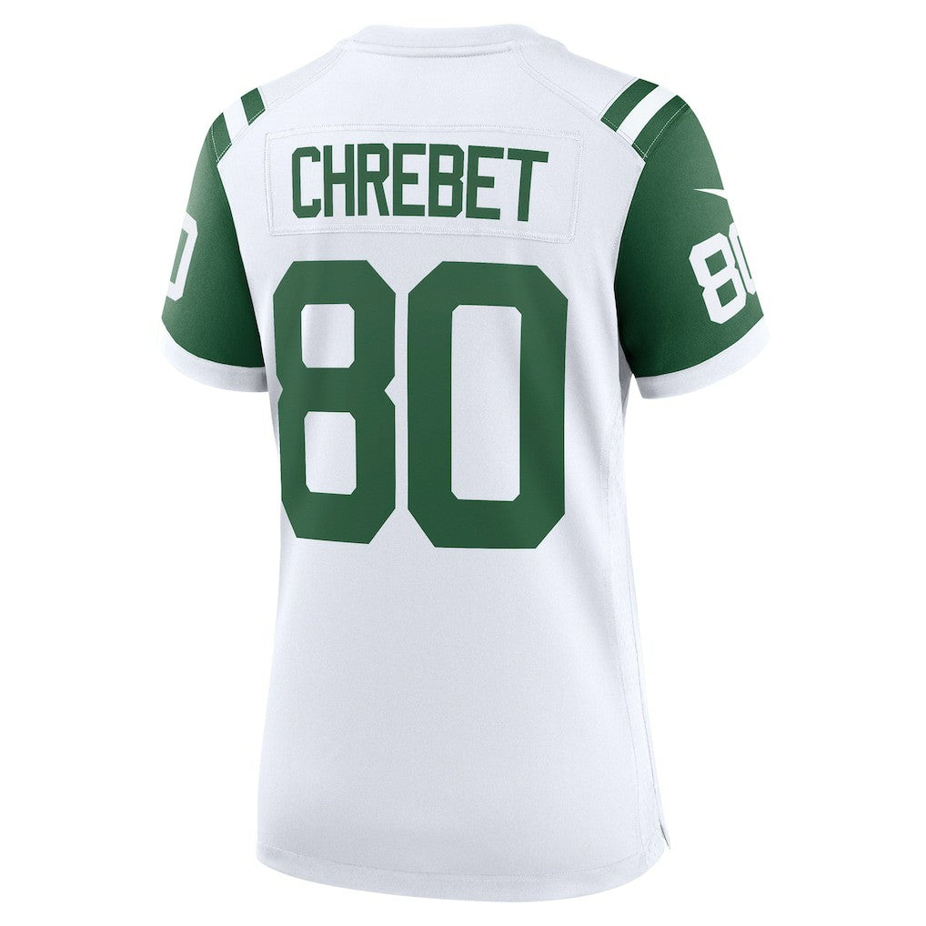 Nike Wayne Chrebet New York Jets Women's Classic Alternate Retired Player Game Jersey White