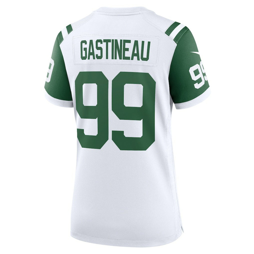 Nike Mark Gastineau New York Jets Women's Classic Alternate Retired Player Game Jersey White