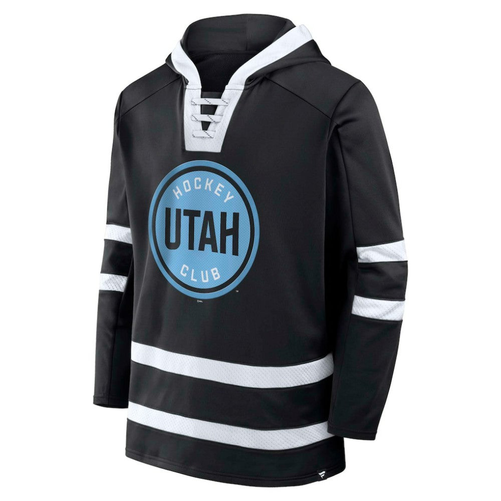 Utah Mammoth Fanatics Inside Line Pullover Hoodie - Black - NHL 202032881