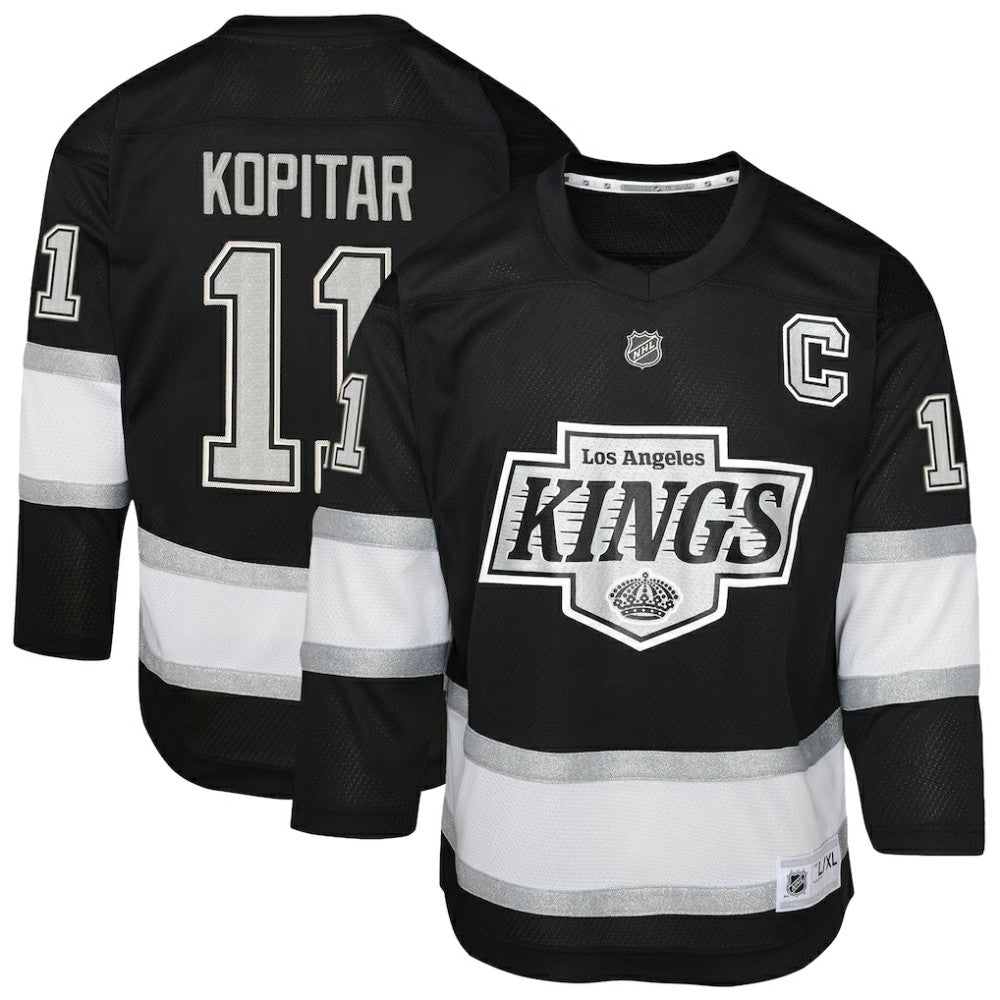 Anze Kopitar Los Angeles Kings Youth Replica Player Jersey - Black - NHL 202034612